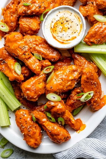 [APP-10] Buffalo Chicken Wings- 6 Pcs